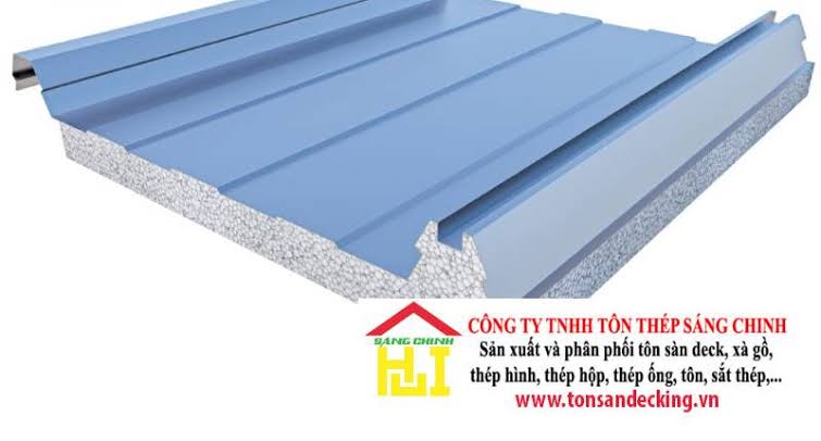 Tôn cách nhiệt PU, Panel PU 3 lớp tại huyện Nhà Bè